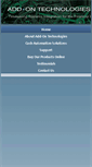Mobile Screenshot of addontechnologies.com