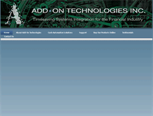 Tablet Screenshot of addontechnologies.com